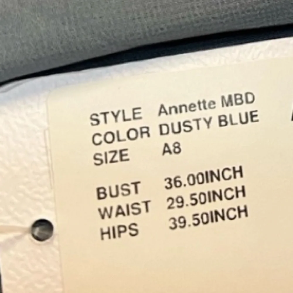 Azazie Dusty Blue size 8, bought new with tags, only worn once, like new. - Picture 6 of 6